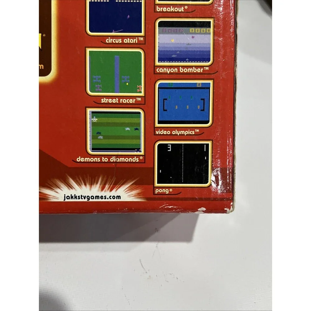 ATARI Plug n PLAY TV Retro Gaming 13 Built in Video Games NEW Breakout PONG Jakk